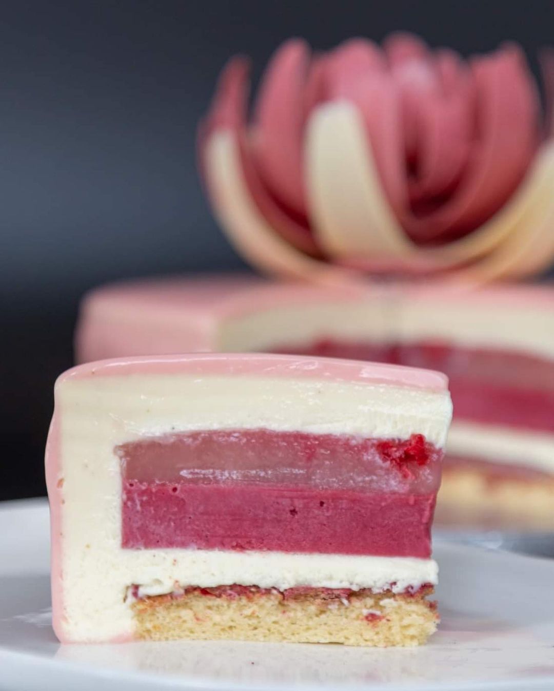 Secret Recipe Dropped Elegant Rose Lychee Cake Infused With Lychee Pulp And  Rose Petals - Penang Foodie